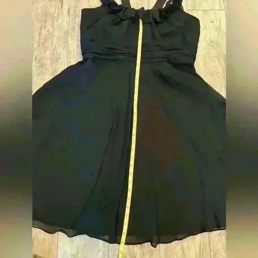 David’s Bridal black dress size 14 - Picture 3 of 6